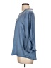 Harve Benard 100% Polyester Blue 3/4 Sleeve Blouse Size L - photo 5