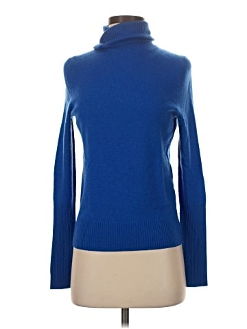 Aqua Cashmere Pullover Sweater (view 1)