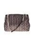 Kate Spade New York 100% Leather Chevron-herringbone Gray Brown Leather Shoulder Bag One size - photo 1