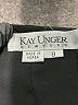 Kay Unger 100% Polyester Solid Black Cocktail Dress Size 8 - photo 6