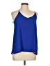 Blu Pepper 100% Polyester Blue Sleeveless Blouse Size L - photo 1