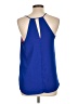 Blu Pepper 100% Polyester Blue Sleeveless Blouse Size L - photo 2