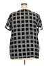 Old Navy 100% Polyester Black Short Sleeve Top Size XXL - photo 1