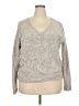 St. John's Bay Metallic Gray Pullover Sweater Size XXL - photo 1