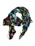Unbranded Floral Green Black Scarf One size - photo 1