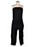 Grass Collection 100% Polyester Solid Black Jumpsuit Size M - photo 1
