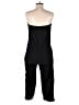 Grass Collection 100% Polyester Solid Black Jumpsuit Size M - photo 2