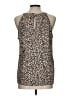 Assorted Brands Brown Sleeveless Blouse Size L - photo 2
