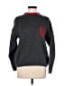 Assorted Brands 100% Acrylic Chevron-herringbone Gray Pullover Sweater Size M - photo 1