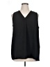 Cotton Bleu 100% Polyester Black Sleeveless Blouse Size 1X - photo 1