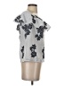 J.Jill 100% Cotton Silver 3/4 Sleeve Blouse Size XS - photo 4