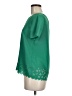J.Crew 100% Polyester Green Short Sleeve Blouse Size 7 - photo 5