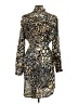 5/48 100% Polyester Animal Print Brown Cocktail Dress Size L - photo 2