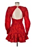 Selfie Leslie 100% Polyester Red Cocktail Dress Size M - photo 2