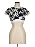 Hesperus Silver White Short Sleeve Top Size M - photo 1