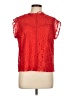 NANETTE Nanette Lepore 100% Polyester Red Sleeveless Blouse Size L - photo 1