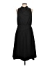 Pure Navy Solid Black Casual Dress Size 10 - photo 1