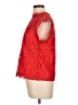 NANETTE Nanette Lepore 100% Polyester Red Sleeveless Blouse Size L - photo 5