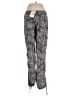 Boston Proper 100% Polyester Animal Print Silver Casual Pants Size 2 - photo 2