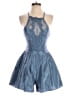 Free People 100% Polyester Blue Romper Size 0 - photo 1