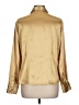 DressBarn 100% Polyester Gold Long Sleeve Blouse Size L - photo 2