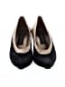 Donna Karan New York Color Block Black Flats Size 7 - photo 2