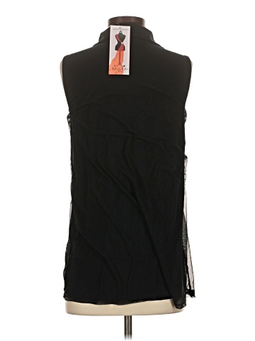 Nina Leonard Sleeveless Button-Down Shirt (view 2)