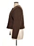 Ann Taylor LOFT 100% Polyester Tweed Brown Jacket Size XL - photo 5