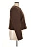 Ann Taylor LOFT 100% Polyester Tweed Brown Jacket Size XL - photo 4