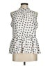 Ann Taylor LOFT Ivory Sleeveless Blouse Size M - photo 1