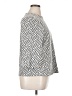 W5 Chevron-herringbone Silver 3/4 Sleeve Blouse Size XL - photo 4