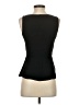 Theory 100% Polyester Black Sleeveless Top Size 00 - 0 - photo 2