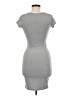 Boohoo Solid Gray Casual Dress Size 6 - photo 2