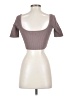 Babaton Gray Short Sleeve Top Size XXS - photo 2