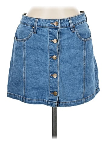 TGLA Denim Skirt (view 1)