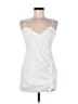 Unbranded 100% Rayon White Cocktail Dress Size M - photo 1
