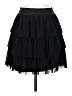 Express 100% Nylon Solid Black Formal Skirt Size S - photo 1