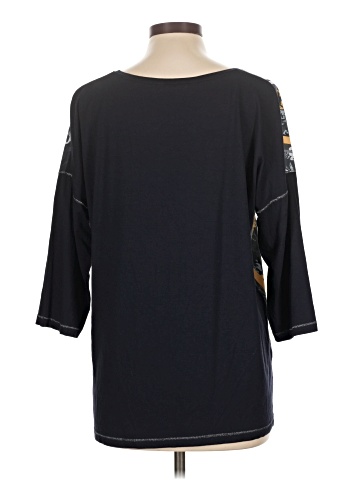 Ulla Popken 3/4 Sleeve Blouse (view 2)