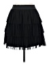 Express 100% Nylon Solid Black Formal Skirt Size S - photo 2
