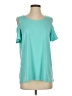 Lands' End Teal Short Sleeve Top Size S - photo 1