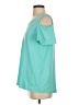 Lands' End Teal Short Sleeve Top Size S - photo 5