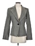 Linda Allard Ellen Tracy Houndstooth Gray Blazer Size 4 - photo 1