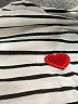 Unbranded Stripes White Short Sleeve T-Shirt Size XL (estimated) - photo 7