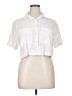RSQ Ivory Short Sleeve Blouse Size XL - photo 1