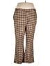 BP. Houndstooth Brown Dress Pants Size 3X - photo 1