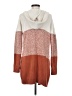 Tahari Color Block Orange Cardigan Size S - photo 2