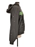 Sp5der 100% Cotton Gray Green Punk V2 Pullover Hoodie Size M - photo 4