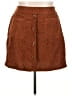 Unbranded 100% Polyester Solid Brown Casual Skirt Size 2X - Lg - photo 1