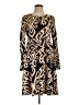 DB Moon Paisley Brown Casual Dress Size L - photo 1