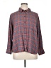 Treasure & Bond Plaid Gray Long Sleeve Button-Down Shirt Size 1X - photo 1